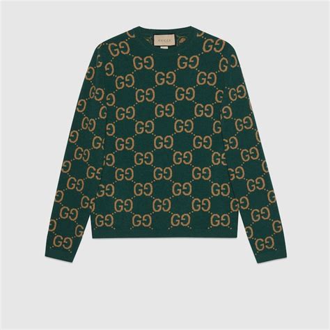 black gucci inspired jumper|GG wool jacquard jumper in Black Ready.